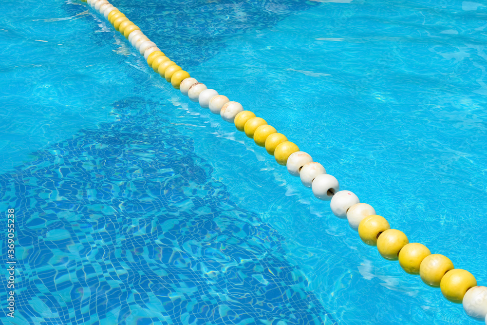 floating balls on swimming pool