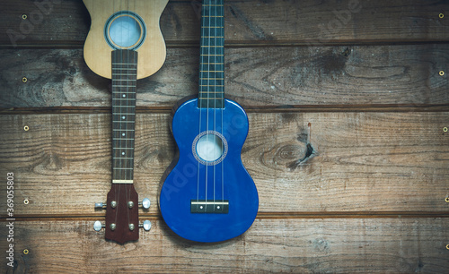 vintage background with guitar