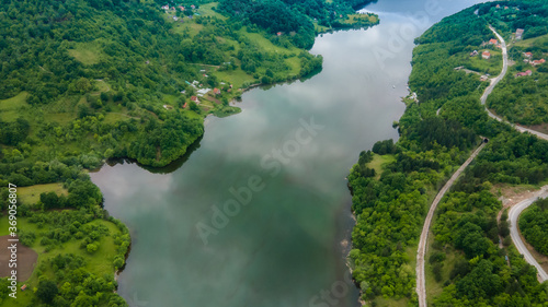 River and mountains on a sunny day stock photo © Jovan