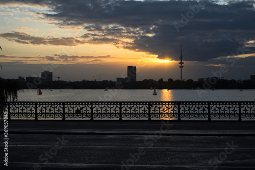 Alster am Abend