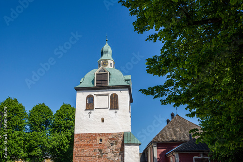 The Bell tower of Porvoo Cathedral, Porvoo, Finland