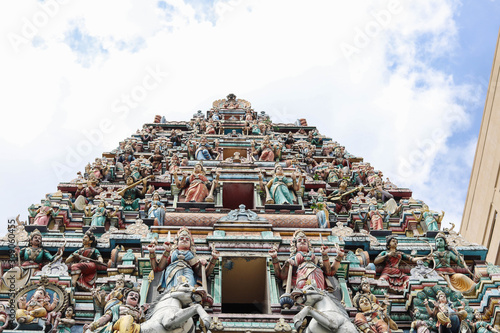 Photography KUALA LUMPUR, MALAYSIA - January  2020: Sri Maha Mariamman Temple