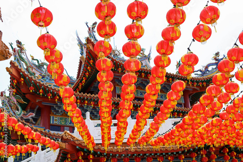 Photography Kuala Lumpur, Malaysia - January 19 2020:  Thean Hou Temple