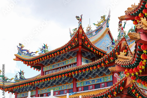 Kuala Lumpur, Malaysia - January 19 2020: Thean Hou Temple