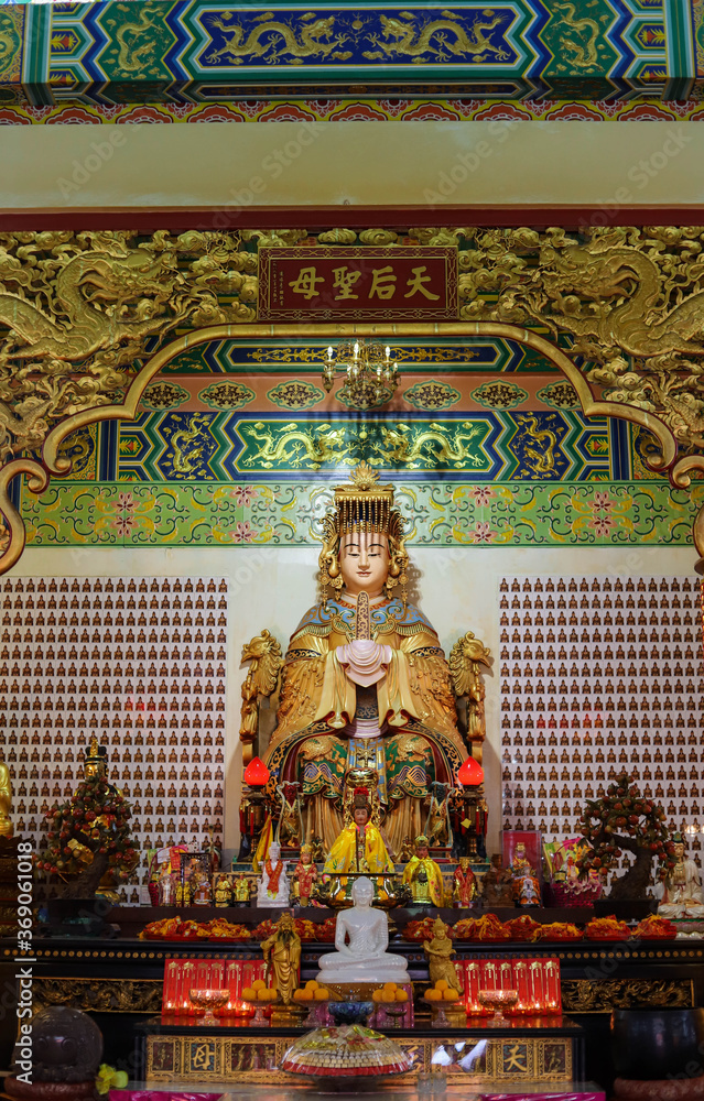 Kuala Lumpur, Malaysia - January 19 2020:  Thean Hou Temple