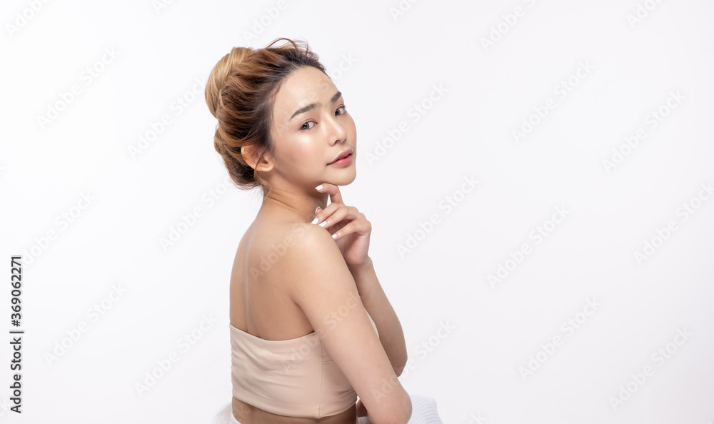 Beauty young woman healthy skin natural make up young beautiful model cosmetic and spa concept Beauty young woman healthy skin natural make up young beautiful model cosmetic and spa concept