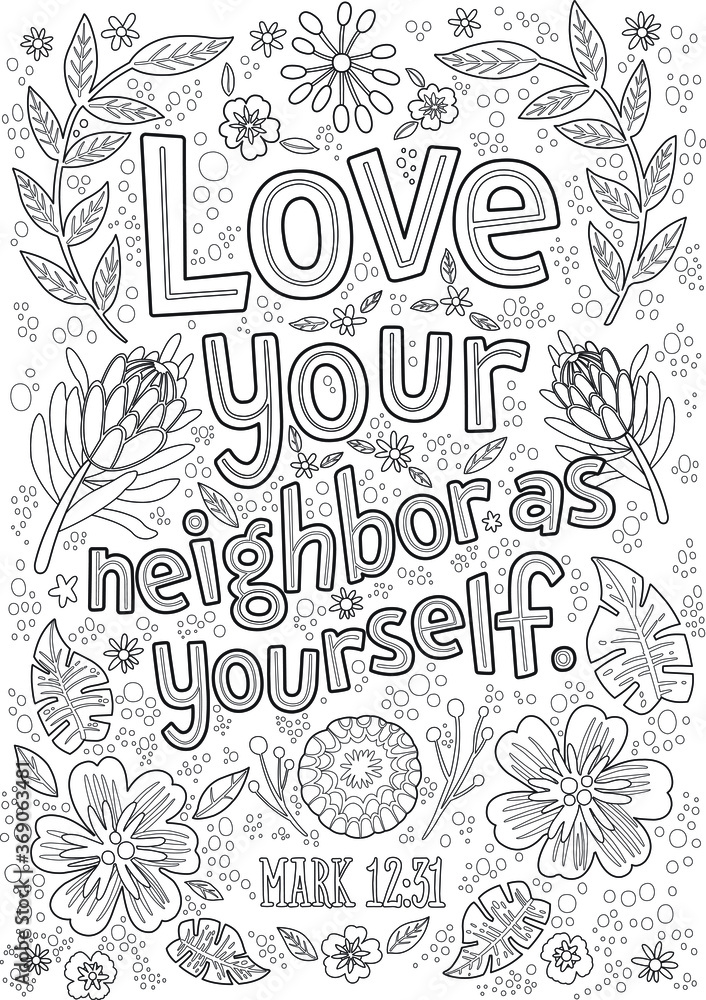 love bible coloring pages