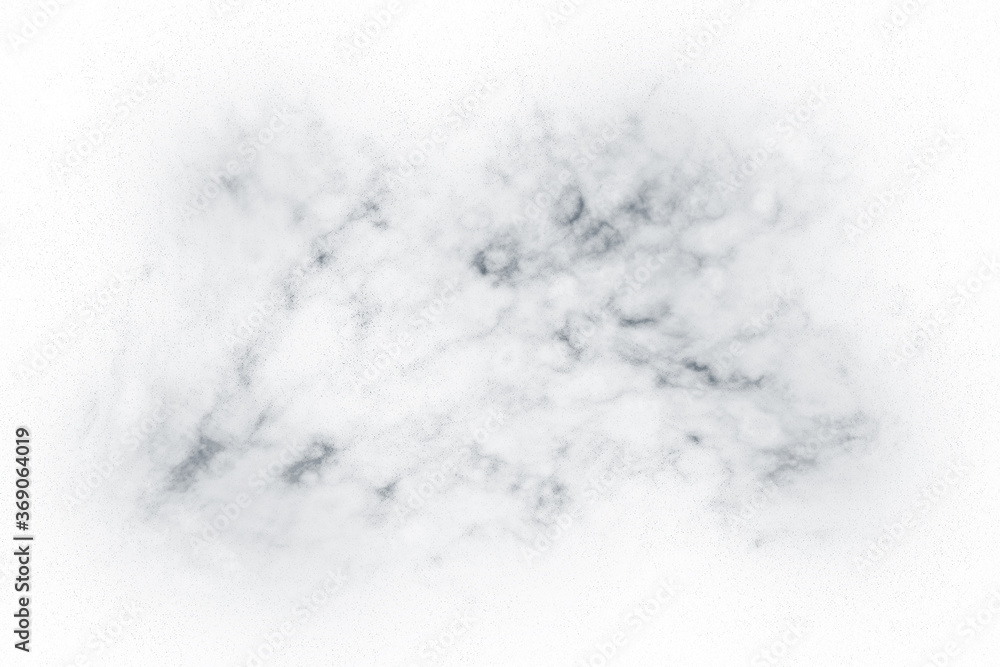 Digital graphic composition of a white background with smoke textures and micro splash particles to serve as a complementary design for design works, art and creativity. Digital illustration