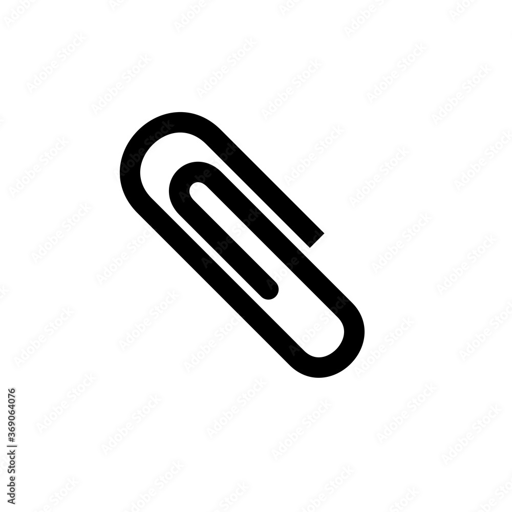 Paper Clip Icon Vector Illustration Paper Clip Icon Vector Illustration