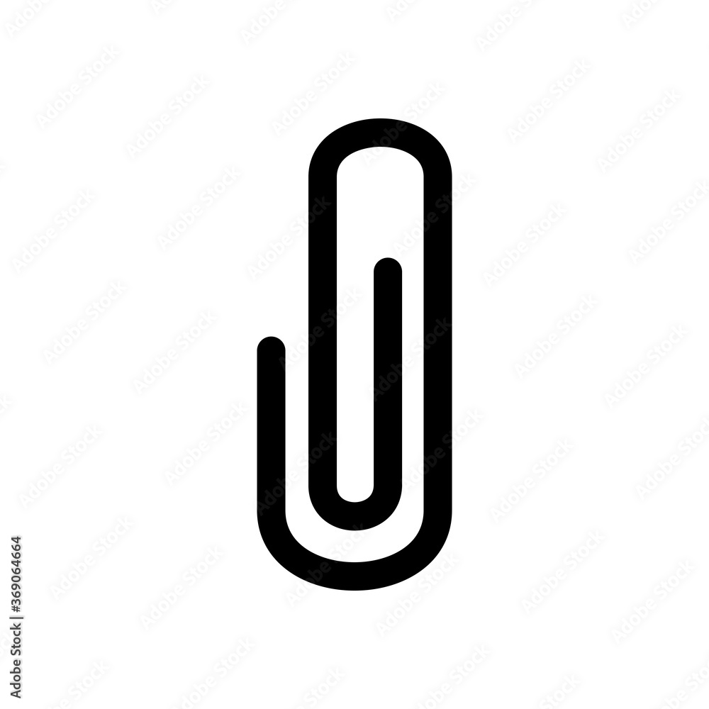 Paper Clip Icon Vector Illustration Paper Clip Icon Vector Illustration