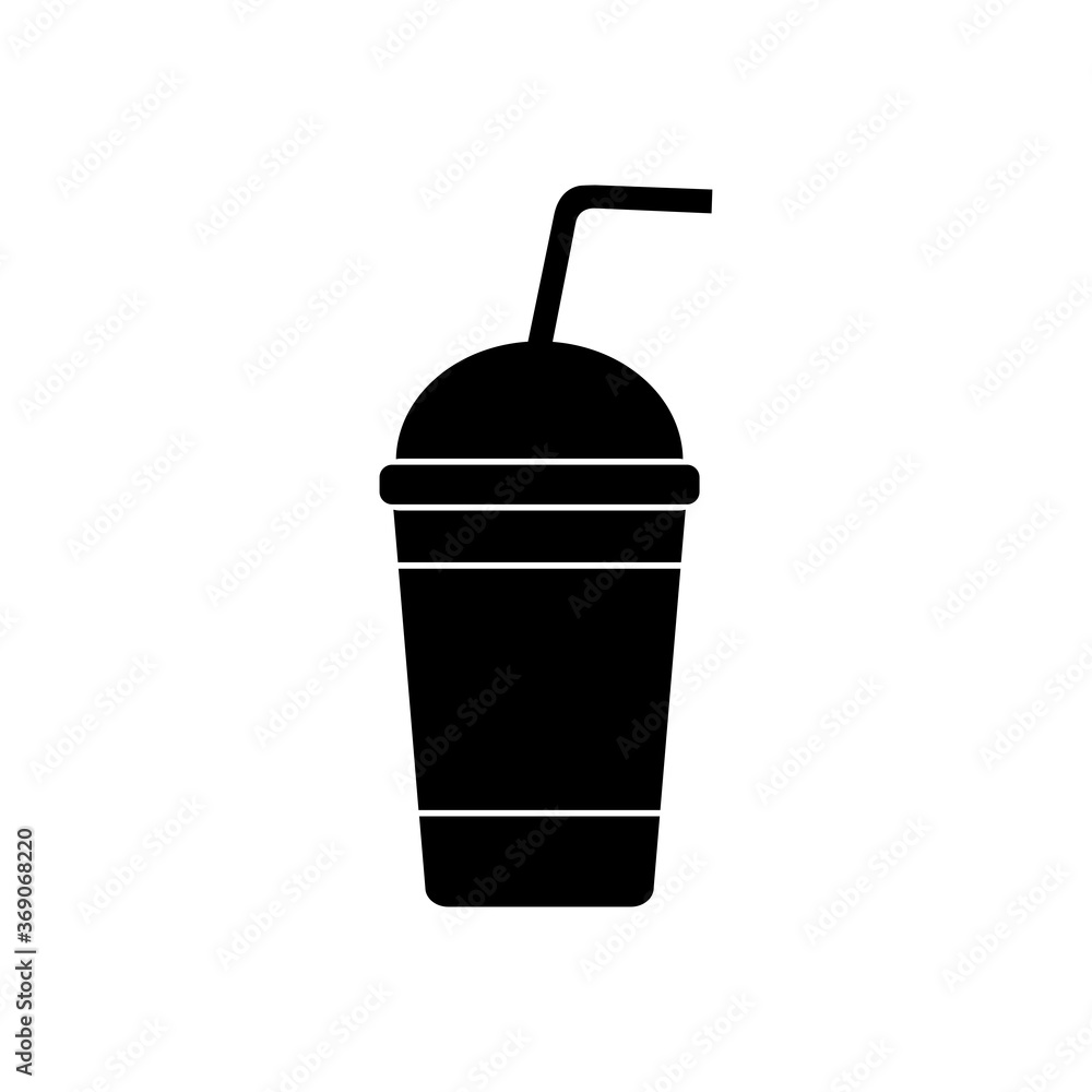 plastic beverage icon vector plastic beverage icon vector