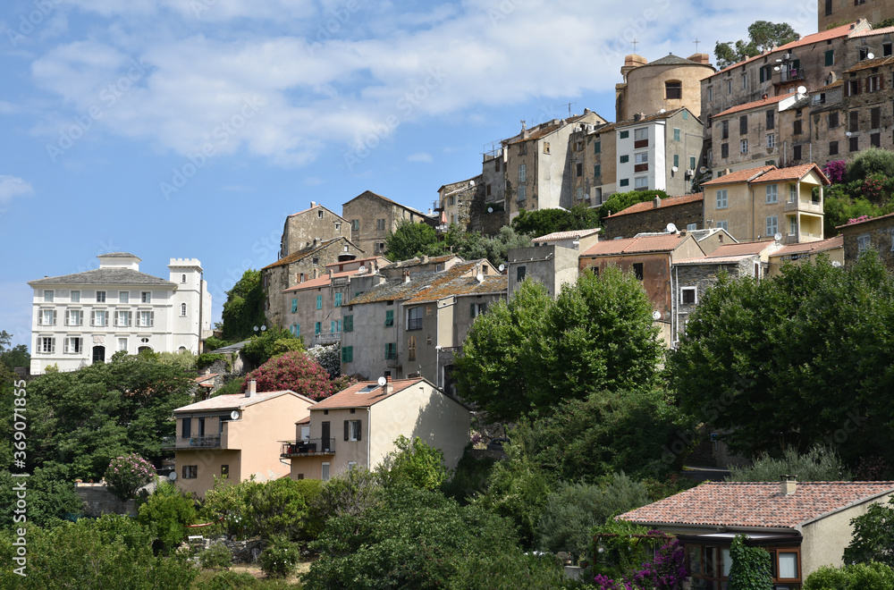 Village d'Oletta dans le Nebbio, Corse