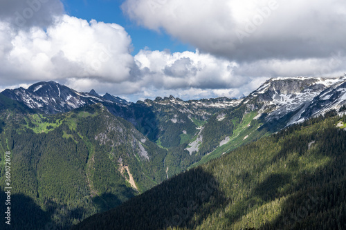 Hiking scenes in the beautiful North Cascades. photo