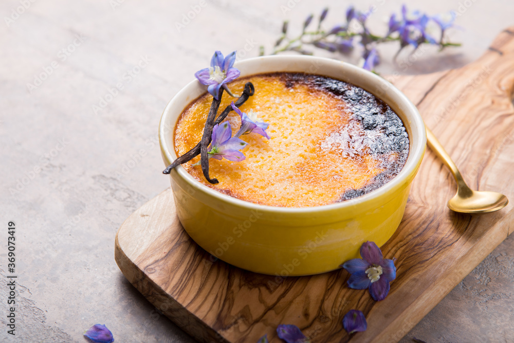 Leite creme, portuguese desert similar to creme brulee, cream brulee and burnt cream. Leite creme, portuguese desert similar to creme brulee, cream brulee and burnt cream.