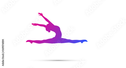sagoma, silhouette, corpo, danza, ballerina	