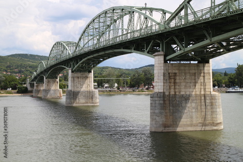 Maria Valeria Bridge between Esztergom in Hungary and Sturovo in Slovakia © dalajlama