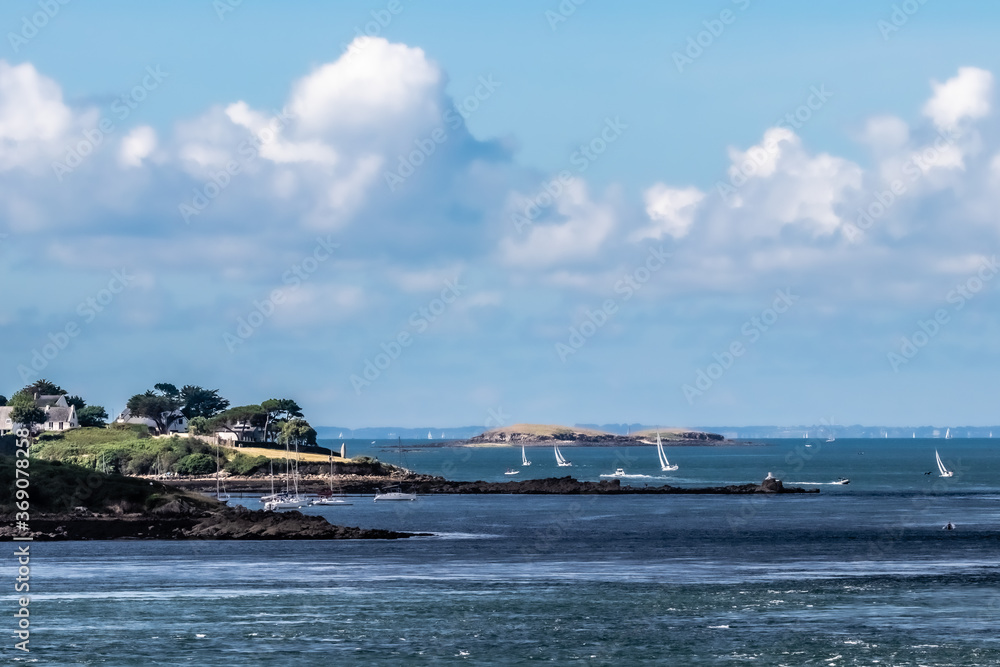 the island of Gavrinis, in the Gulf of Morbihan, in Brittany