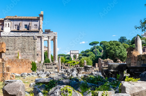 Forum romano, Arco de Sétimo Severo photo