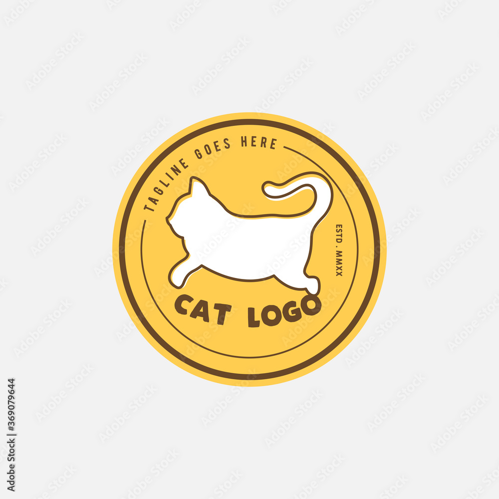 Cat Logo design vector template. animal logo vector Cat Logo design vector template. animal logo vector