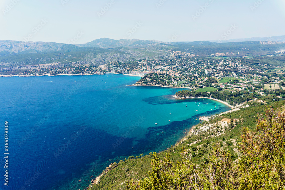 view of the French Riviera - La route des Crêtes