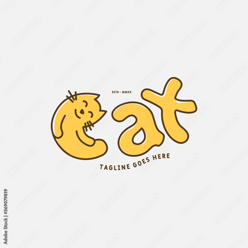 Cat Logo design vector template. animal logo vector Cat Logo design vector template. animal logo vector