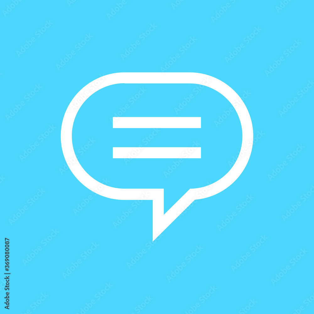 Illustration and icon web chat ballom Illustration and icon web chat ballom