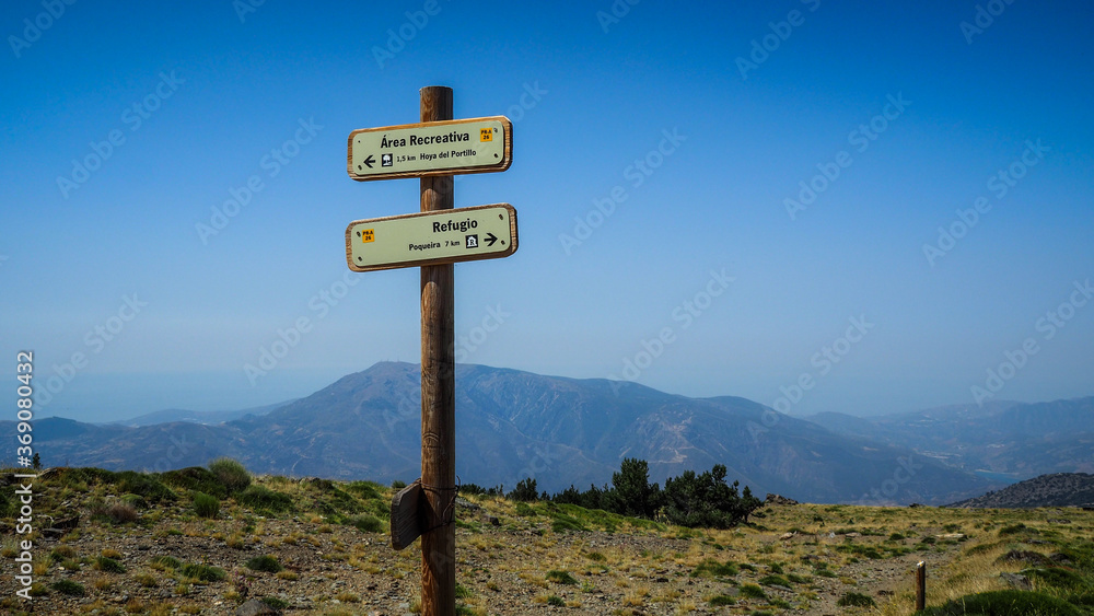 Sierra Nevada is a mountain range in the region of Andalucia in Spain.