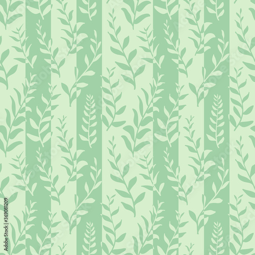 Seamless repeating pattern of acacia © Ilya