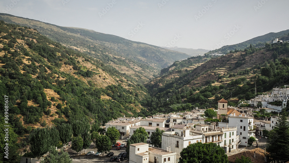 Sierra Nevada is a mountain range in the region of Andalucia in Spain.