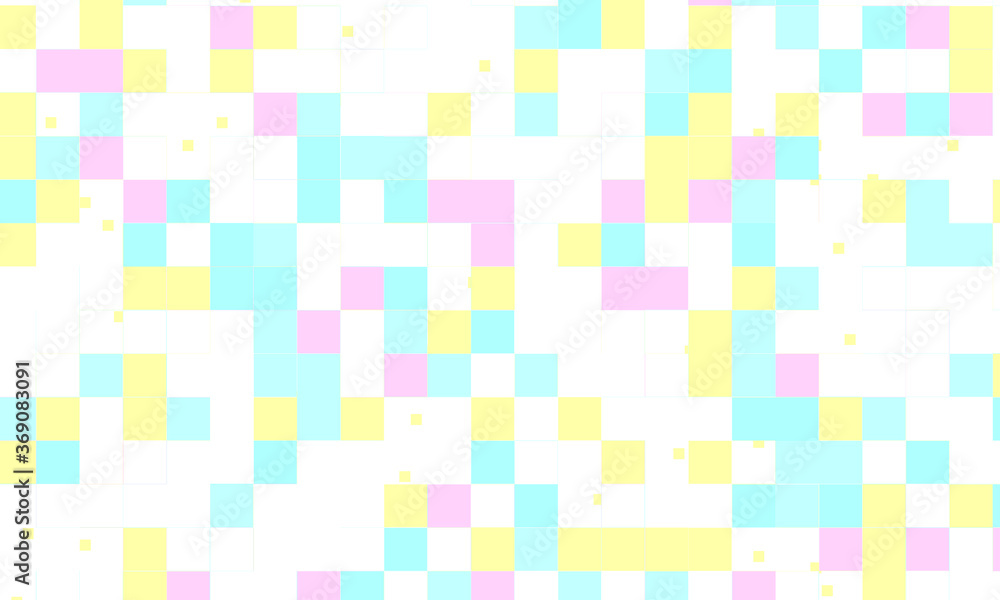 Abstract square pixel mosaic colorful background geometric seamless pattern in pastel colors. 8 bit Abstract square pixel mosaic colorful background geometric seamless pattern in pastel colors. 8 bit