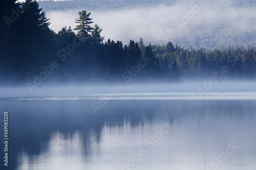 Misty Morning in Mont Tremblant National Park-Canada © Mircea Costina