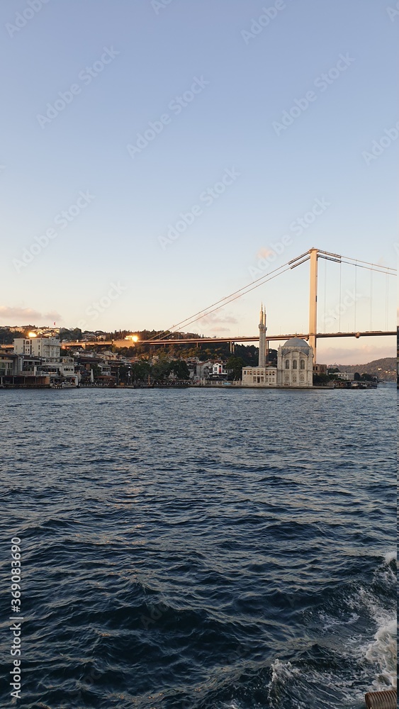 bosphorus bridge in istanbul turkey
