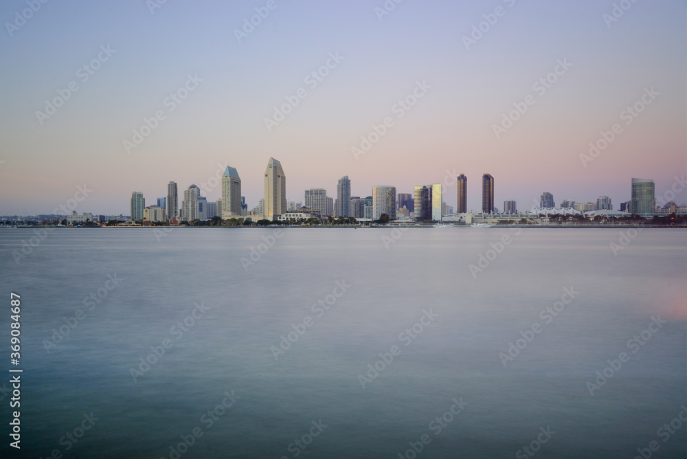 San Diego Sunset Skyline