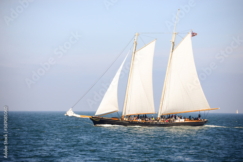 sailing boat on the sea