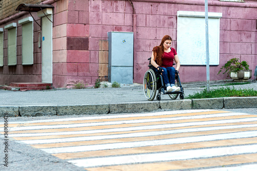 Girl-in a wheelchair with disabilities
