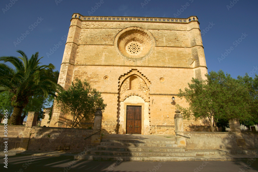 Iglesia de Sant Pere. Petra.Mallorca.Baleares.España.