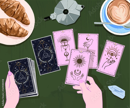 a good Tarot session pointing the guest's finger to the arcana of fate, the answers to which you want from the Gift of the Witch, the Gift of the psyche, use it on your altar, to read the Tarot, or si