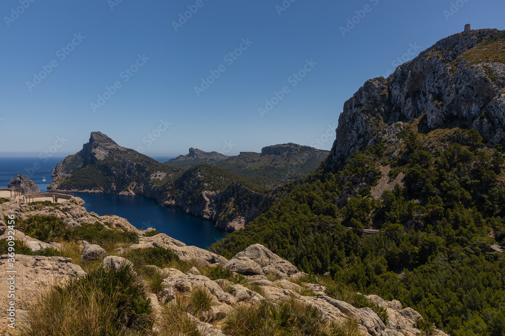 Fototapeta premium Vacation in Spain ,Palma de mallorca,Es Colomer