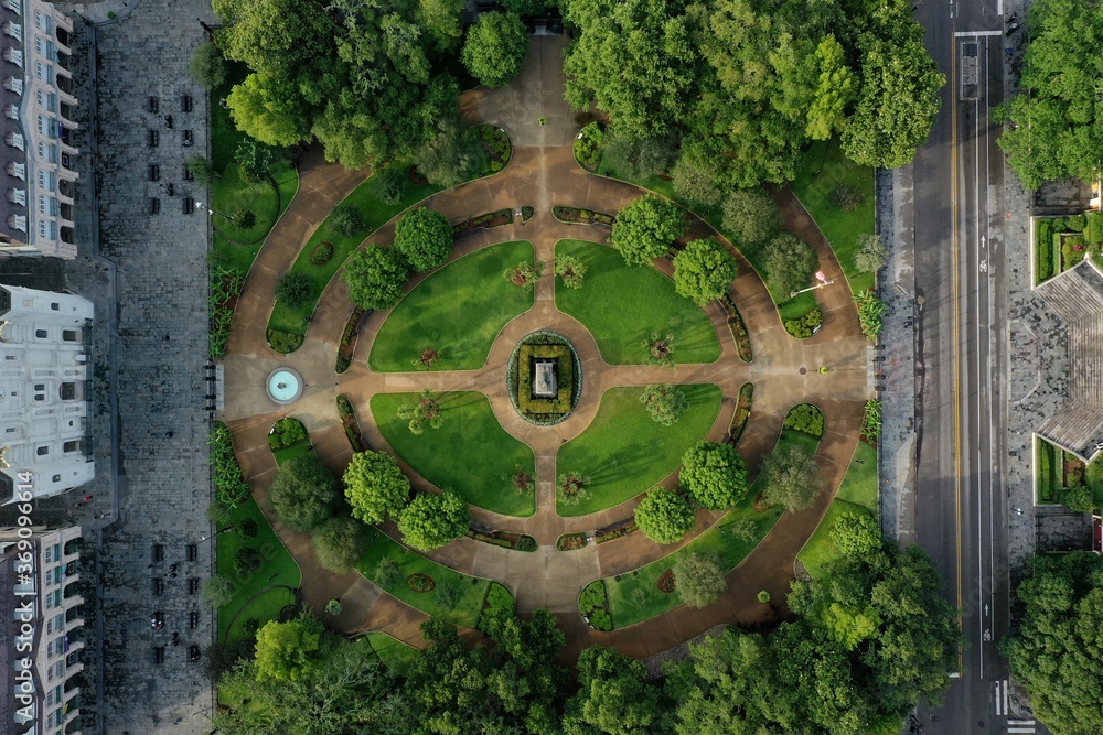 4k Aerial drone footage 2020 - Jackson Square New Orleans -Louisiana I