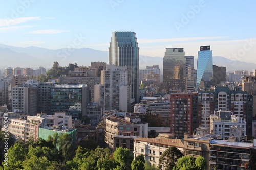 Santiago city skyline © electricbass