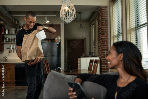 Loft: Man Suprises Friend With Chinese Take Out photo