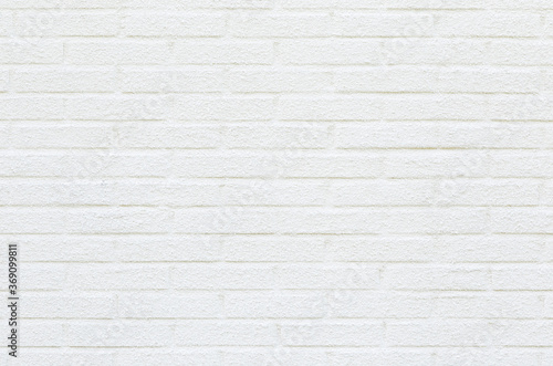 Close-up of a white new plastered brick wall viewed from the front. High resolution full frame textured background. Copy space.