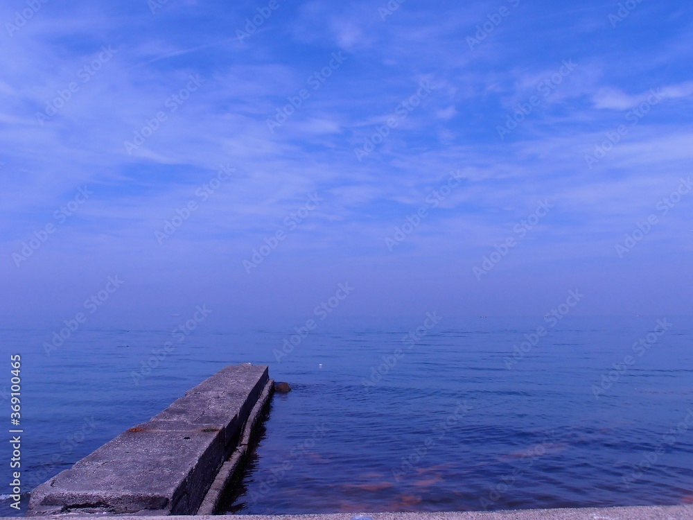 Across the blue sea
