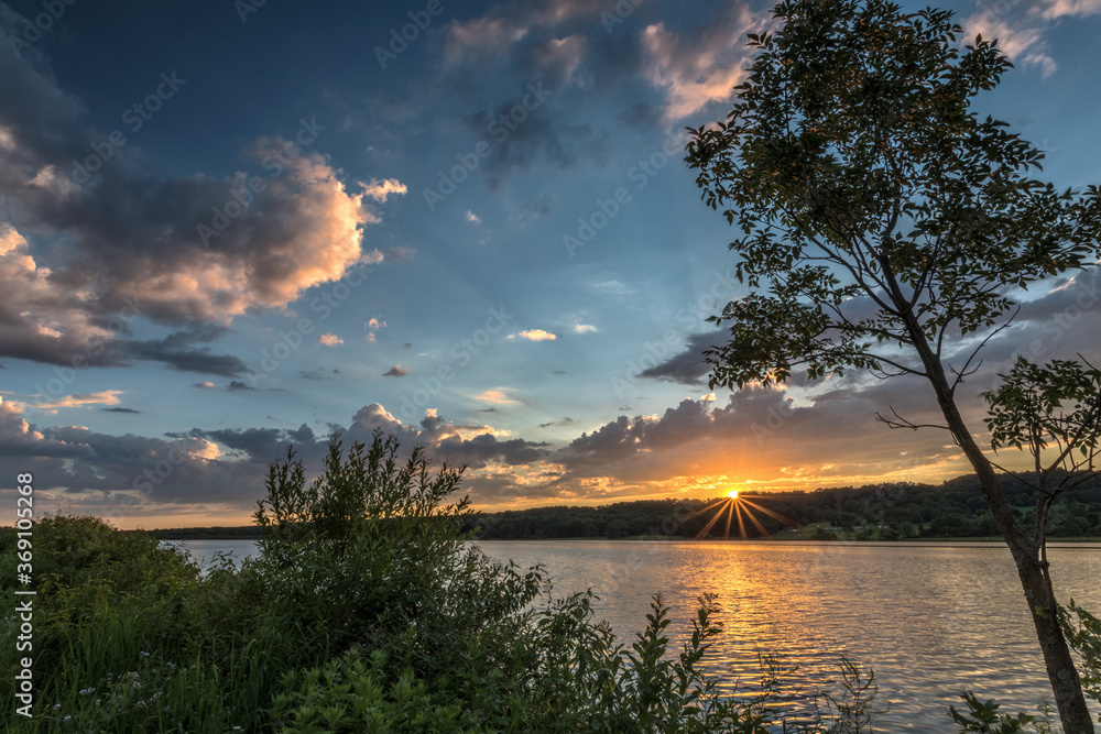 Obraz premium Valley Sunburst