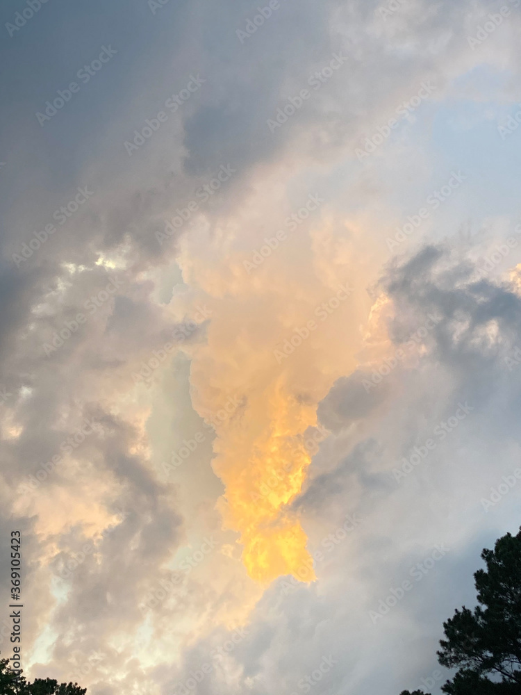 Storm Clouds at Sunset 5