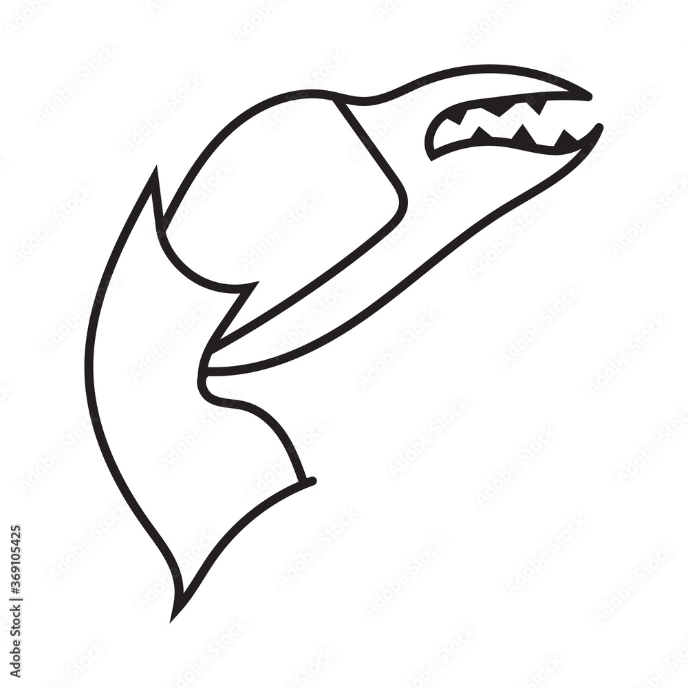 Crab claw line art icons for apps or websites Crab claw line art icons for apps or websites