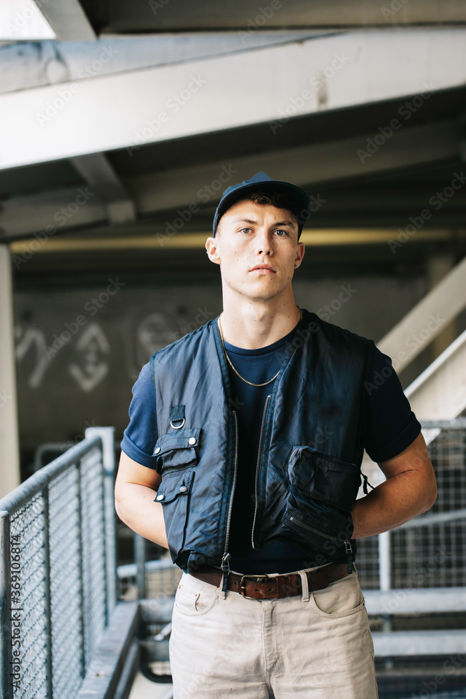 Young Cool Muscular Caucasian Man Young Cool Muscular Caucasian Man