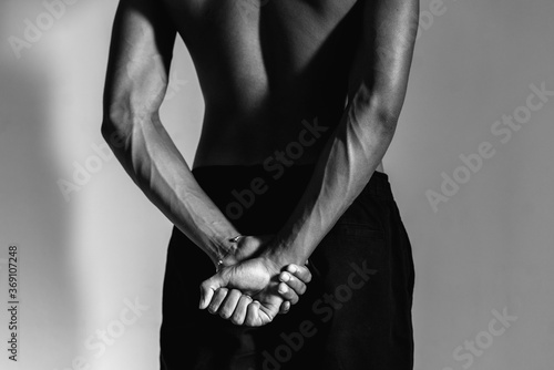 Manly arms and hands photo