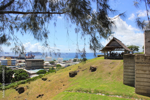 Behind the Solomon Islands Parliament  Building