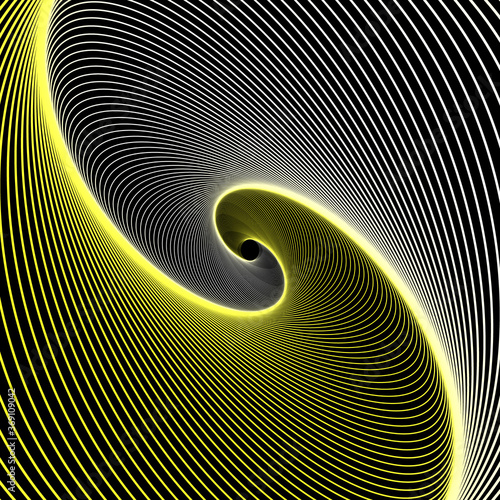 abstract spiral fractal burst background